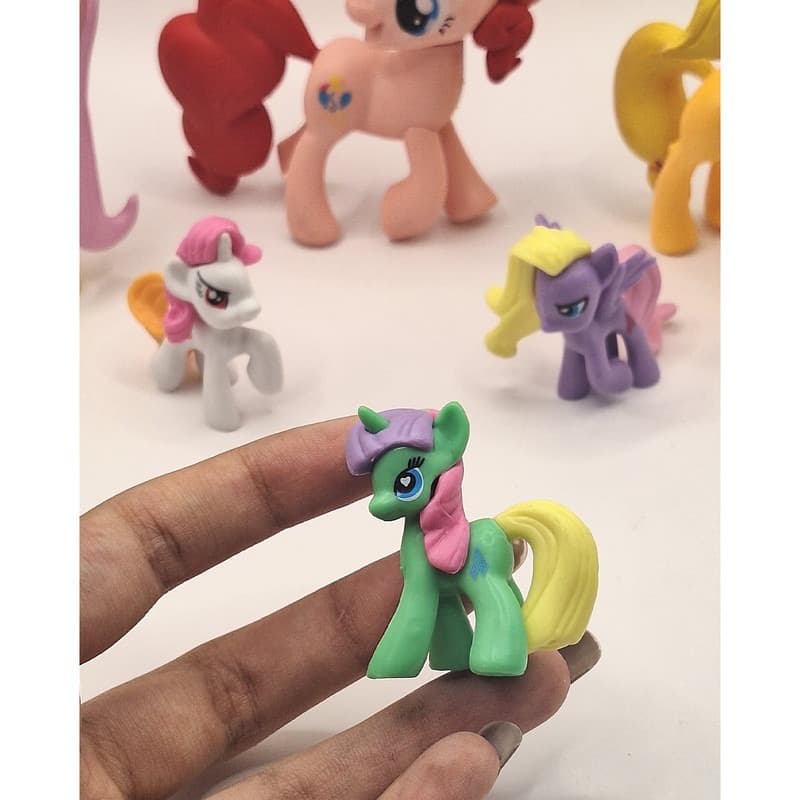 فیگور ناب سل مدل اسب تک شاخ کد unicorn_02 مجموعه 6 عددی — تصویر ۴