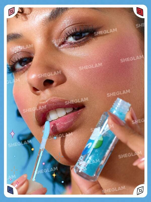 برق لب Adventure Time | SHEGLAM Heroes Only Shimmery Lip Gloss-Frosty شیگلم رنگ Frosty — تصویر ۴