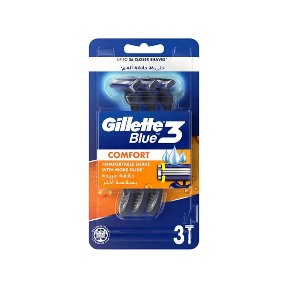 تیغ اصلاح ژیلت بلو تری سه تیغ اصل gillette (3 عددی)