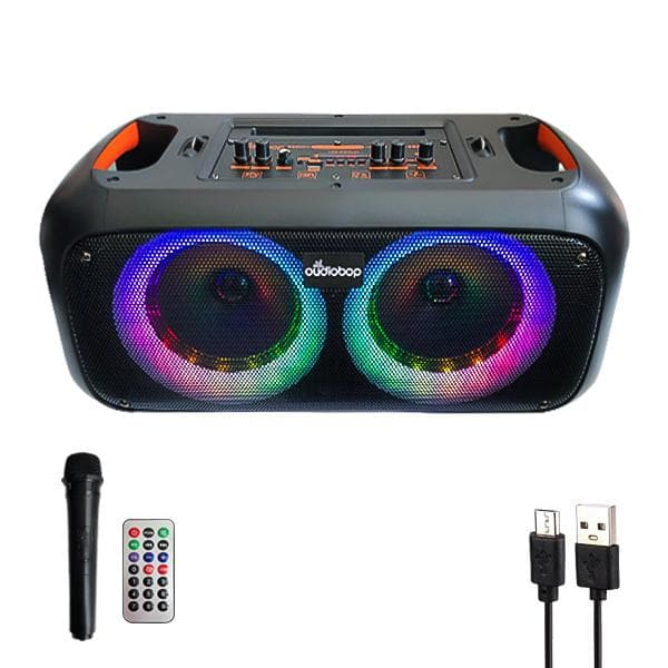 اسپیکر پارتی باکس OUDIOBOP مدل BK-2602 با میکروفون