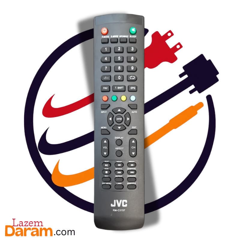 ریموت کنترل تلویزیون جیویسی JVC مدل RM-C3157
