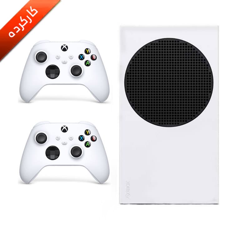 ایکس باکس سری اس 512 گیگابایت Xbox Series S + دسته اضافه رنگ سفید (کارکرده)