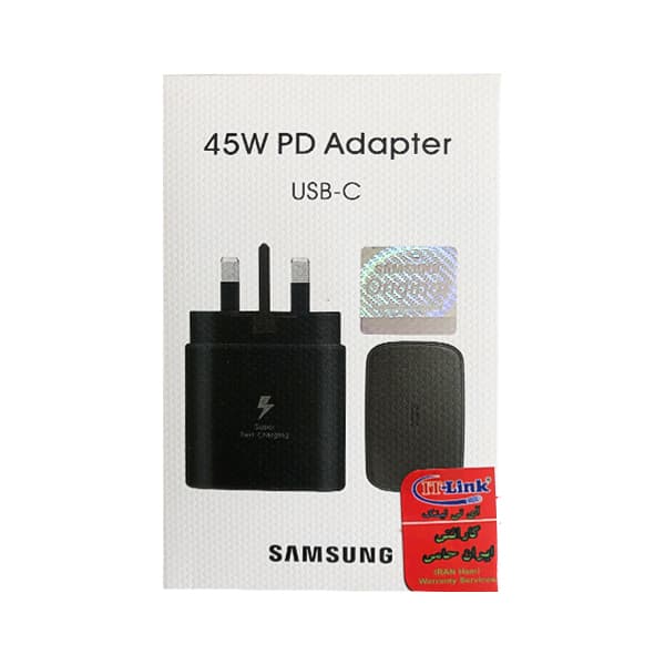 شارژر دیواری 45وات PD 3PIN سامسونگ مدل TA800 — تصویر ۲