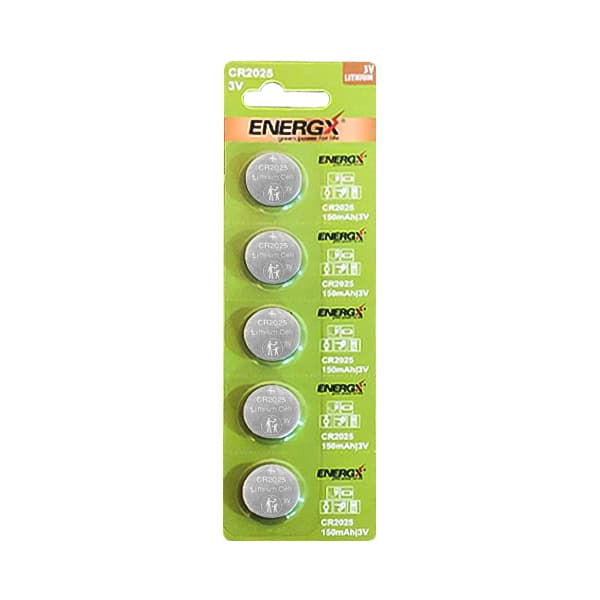 باتری سکه ای پنج عددی ENERGX مدل CR2025
