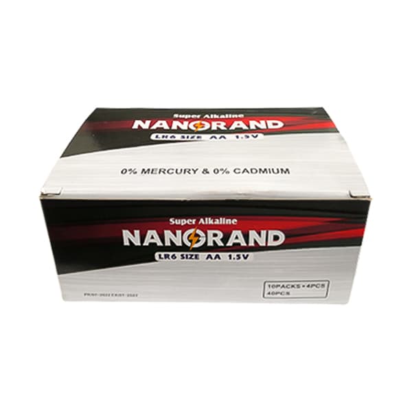 باتری قلمی سوپرآلکالاین شیرینک 4 عددی NANGRAND مدل LR6 — تصویر ۲
