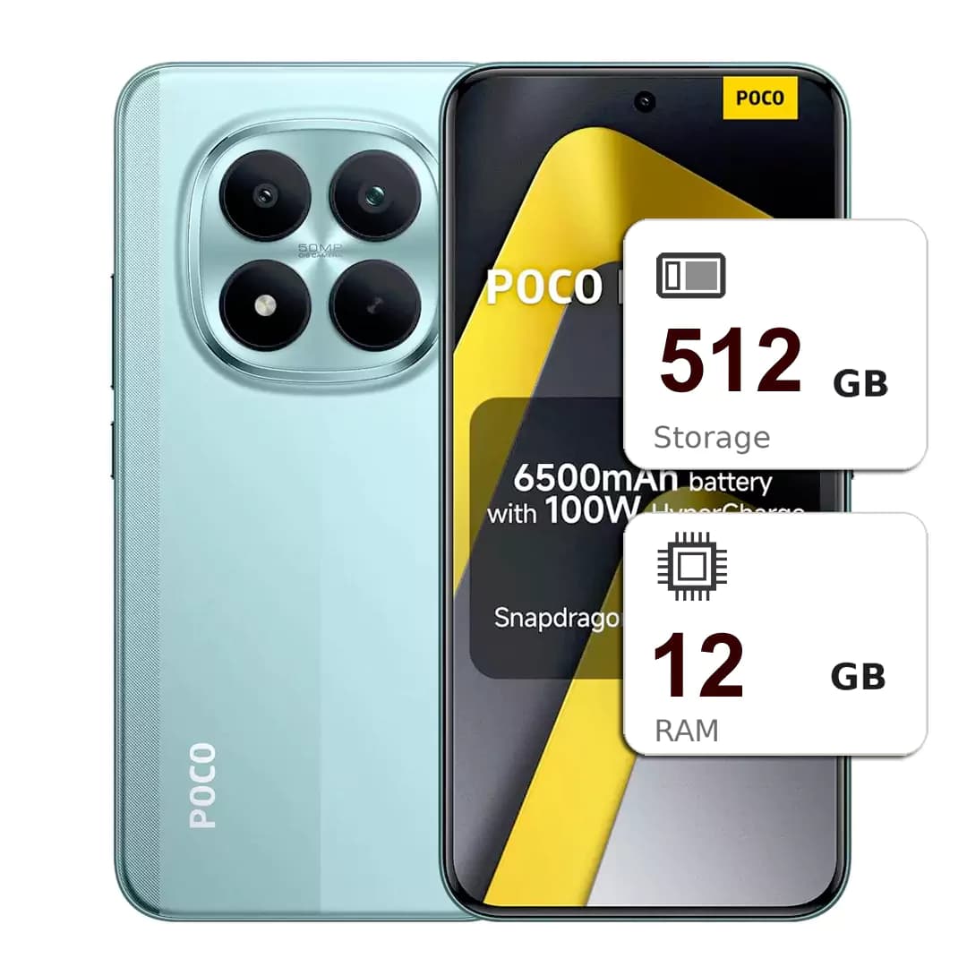 موبایل شیائومی مدل Poco M8 Pro 5G ظرفیت 512 رم 12 گیگابایت