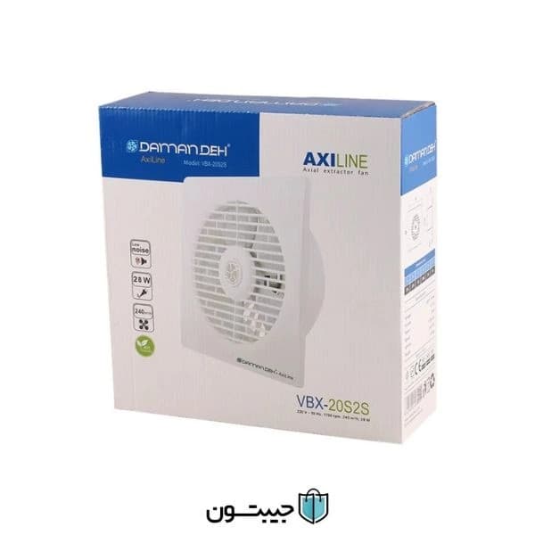 هواکش خانگی آکسی لاین دمنده مدل VBX-20S2S سایز 20 سانت — تصویر ۴