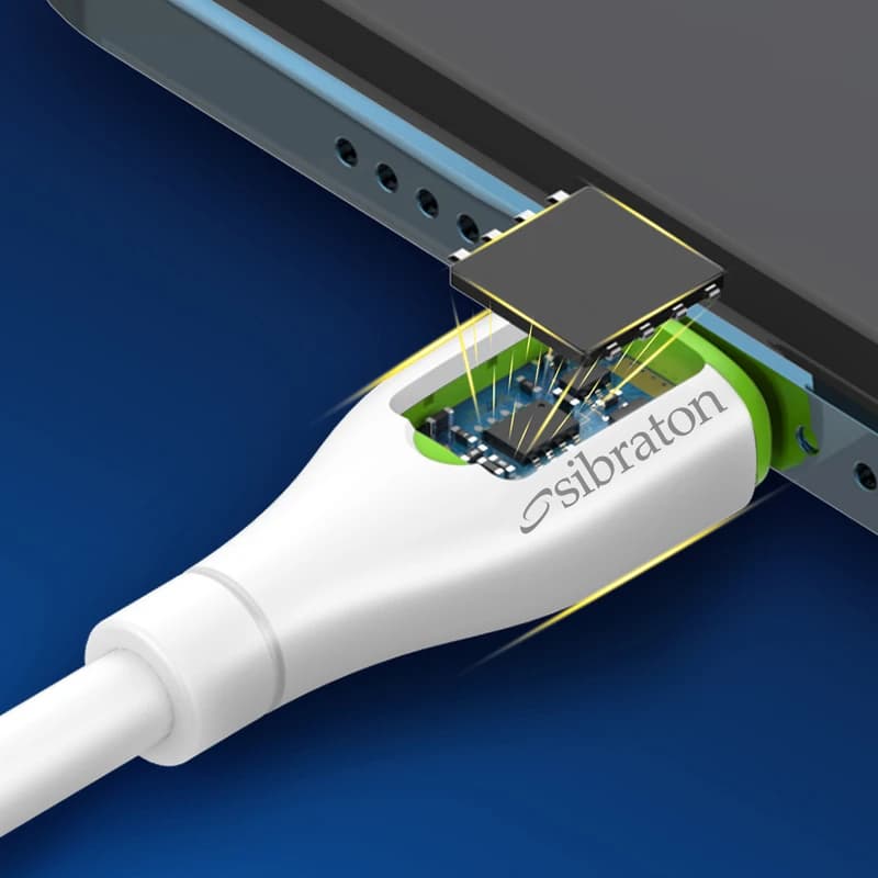 کابل تبدیل USB به Lightining سیبراتون مدل S405i طول 1 متر — تصویر ۵