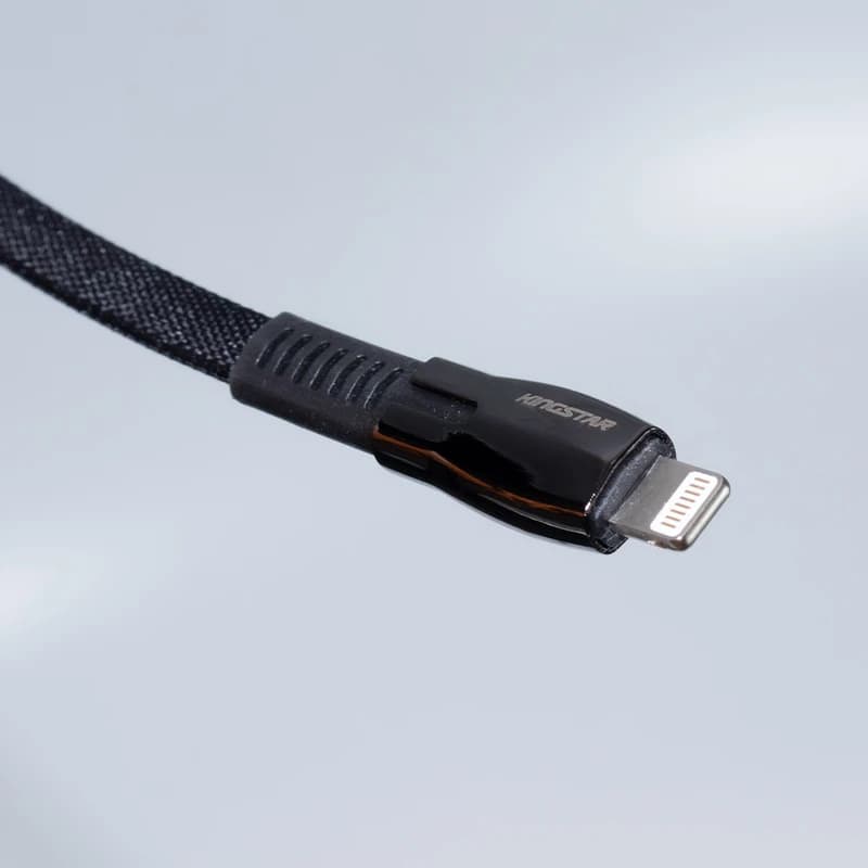 کابل تبدیل USB به Lightining کینگ استار مدل K345i طول 1 متر — تصویر ۳