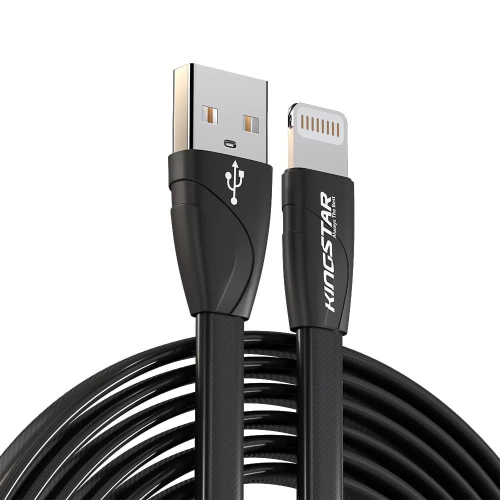کابل تبدیل USB به Lightining کینگ استار مدل K112 i طول 1.1 متر — تصویر ۲
