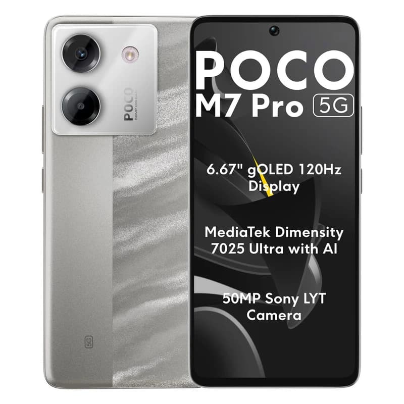 موبایل پوکو مدل Poco M7 Pro 5G ظرفیت 256 رم 12 گیگابایت