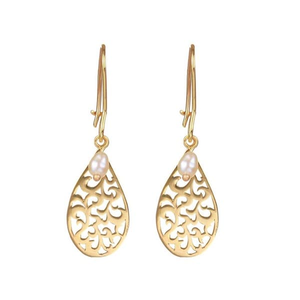 گوشواره مدل اشکی طلا