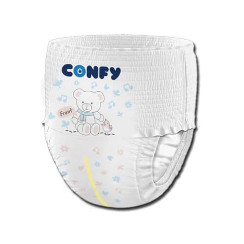 پوشک کودک کانفی (Confy) سایز 5 مدل شورتی بسته 24 عددی — تصویر ۲
