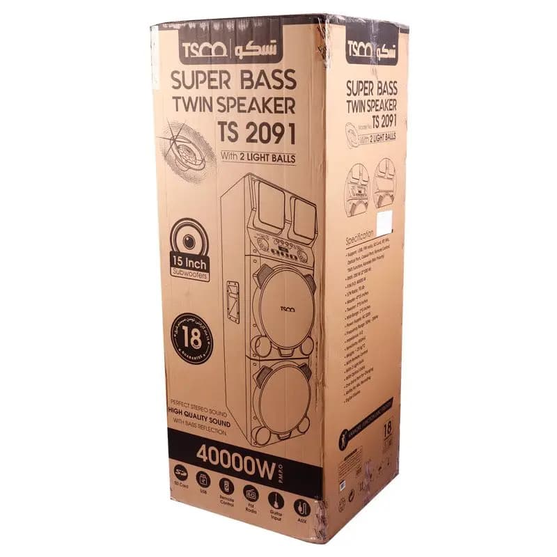 اسپیکر قابل حمل تسکو مدل TS 2091 به همراه میکروفون — تصویر ۶
