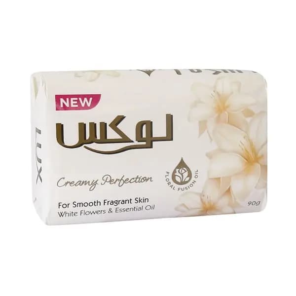 صابون لوکس 90 گرمی با رایحه گل های سفید — تصویر ۳