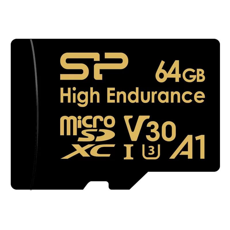 کارت حافظه سیلیکون پاور مدل microSDXC High Endurance UHS-I U3 کلاس 10 استاندارد سرعت 100MBps ظرفیت 64 گیگابایت — تصویر ۳