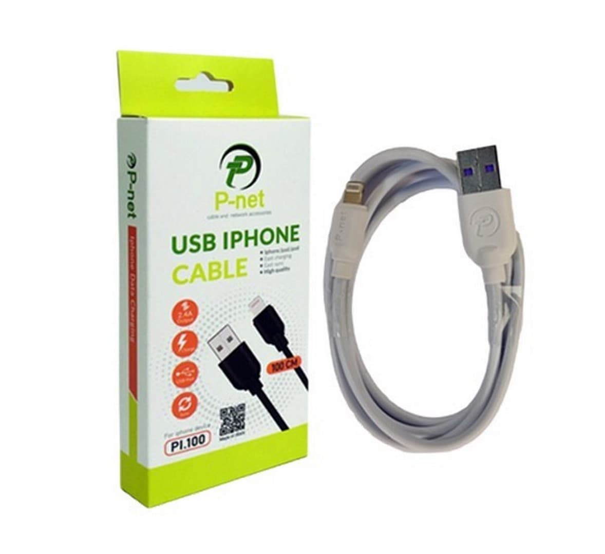 کابل شارژ آیفون P-NET