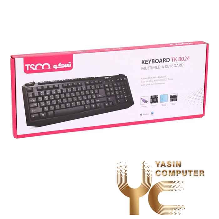 کیبورد سیم دار PS2 TSCO 8024 — تصویر ۳