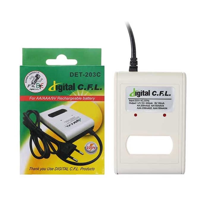 شارژر باطری 4تایی CFL 203