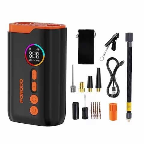 پمپ باد شارژی کوچک پرودو مدل PDLFST181BK با فشار 150 PSI — تصویر ۳