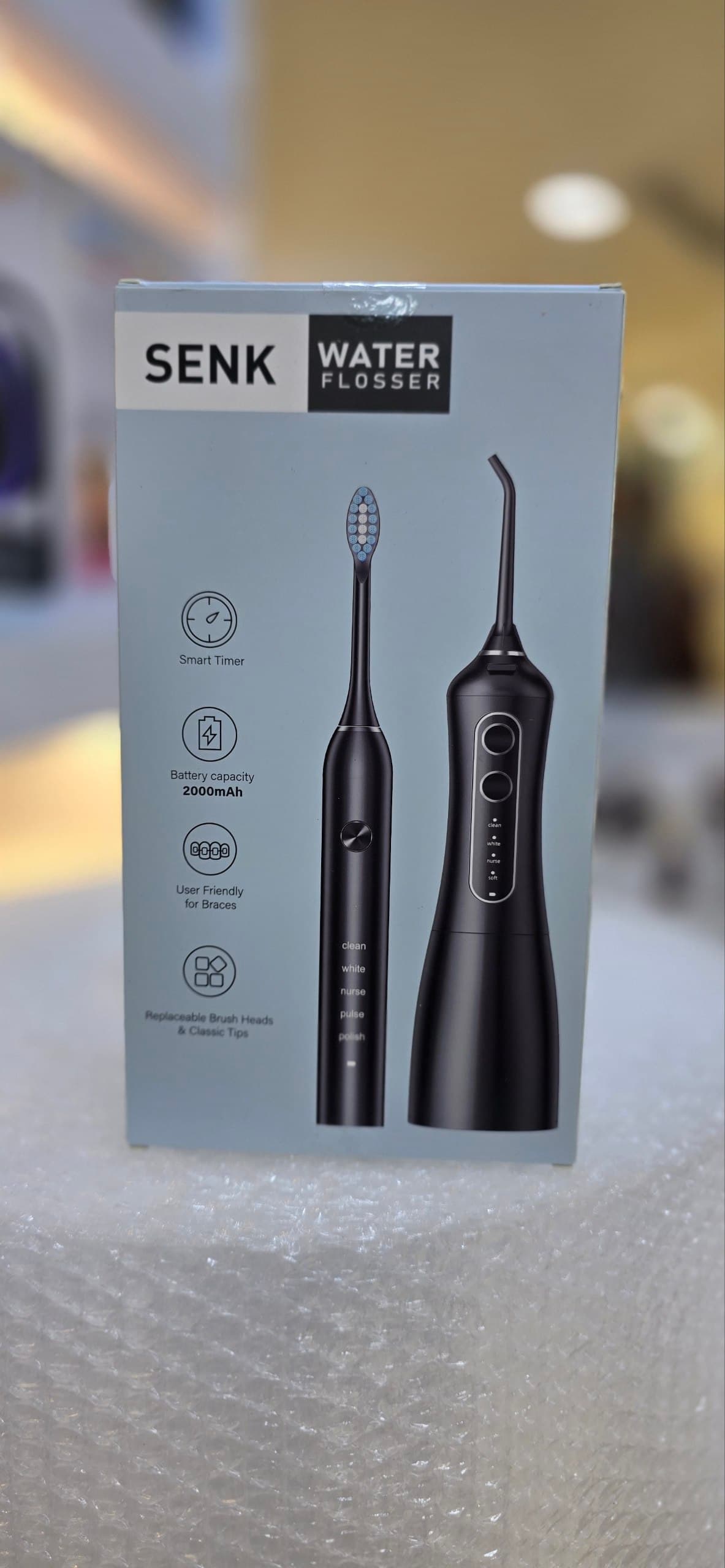 ست مسواک برقی و واترجت SENK مدل Intelligent 2-in-1