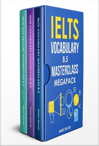 دانلود کتاب IELTS Vocabulary 8.5 Masterclass Series MegaPack: Advanced Vocabulary Masterclass Books 1, 2, & 3 Box Set: Full Self-Study Course for IELTS 8.5 Vocabulary: … IELTS Program (IELTS