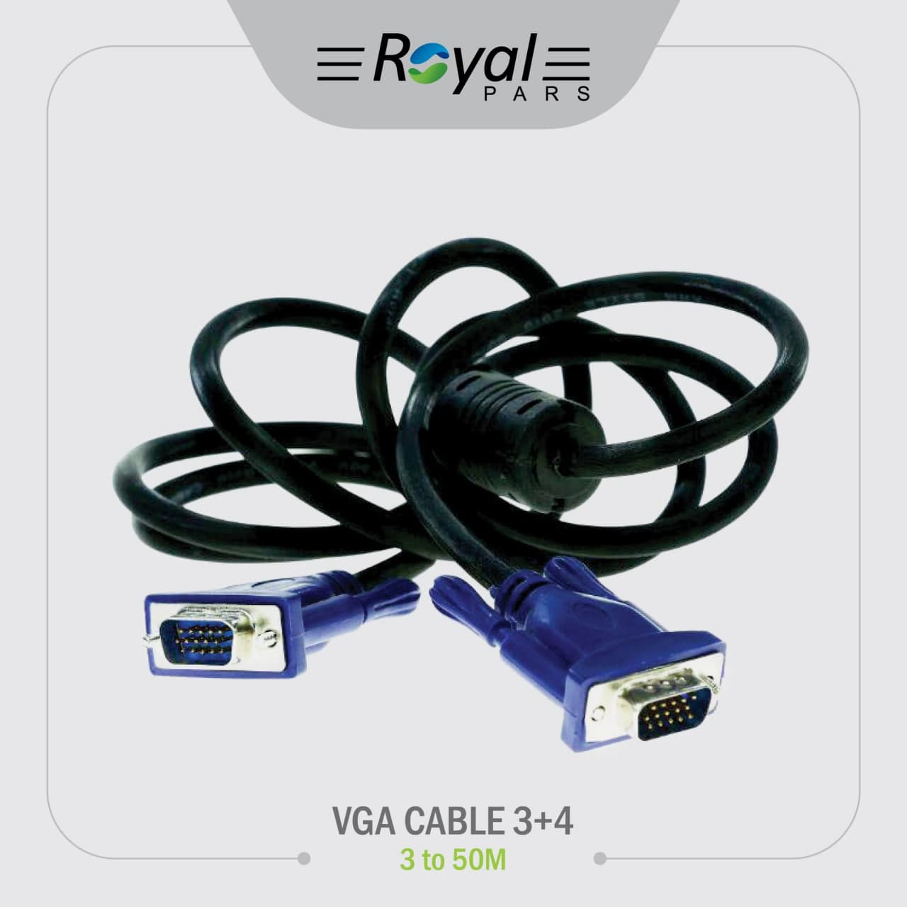 کابل ROYAL VGA 3M 3+4