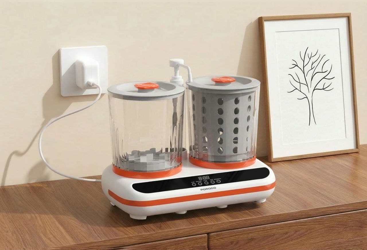 مینی لباس‌شویی و خشک‌کن شارژی پرودو Launder Twin مدل PDLFSTHP200WH — تصویر ۳
