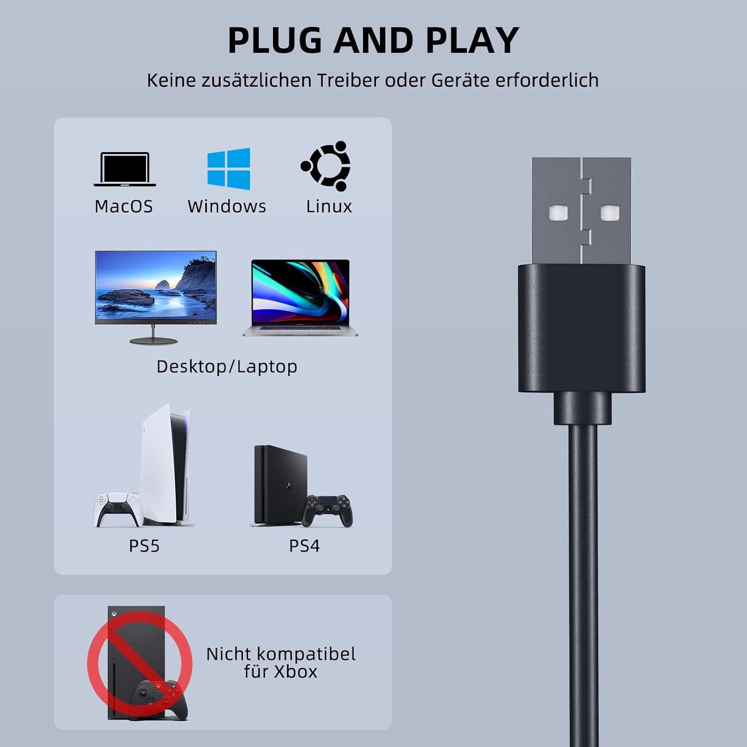 میکروفون کندانسر سودوتک مدل USB استودیویی | SUDOTACK USB Gaming Microphone with Arm — تصویر ۳