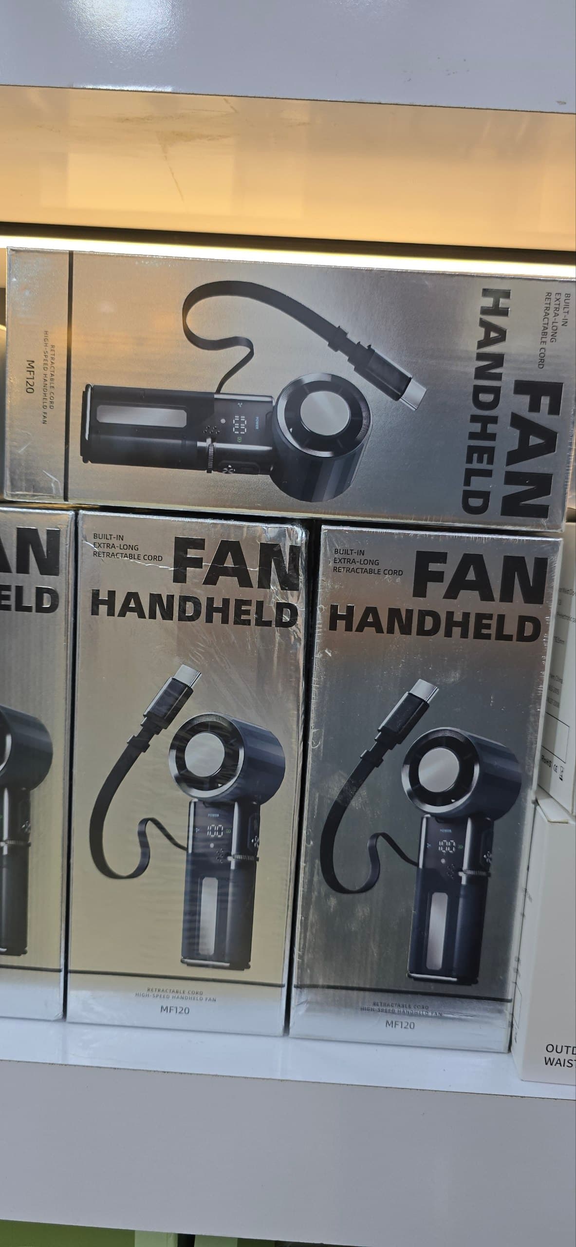 پنکه دستی و پاوربانک مدل MF120 با باتری 6000mAh — تصویر ۸