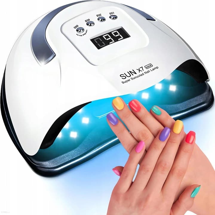 لامپ ال‌ای‌دی و یووی ناخن سان مدل X7 مکس | UV/LED Nail Lamp SUN X7 MAX — تصویر ۳