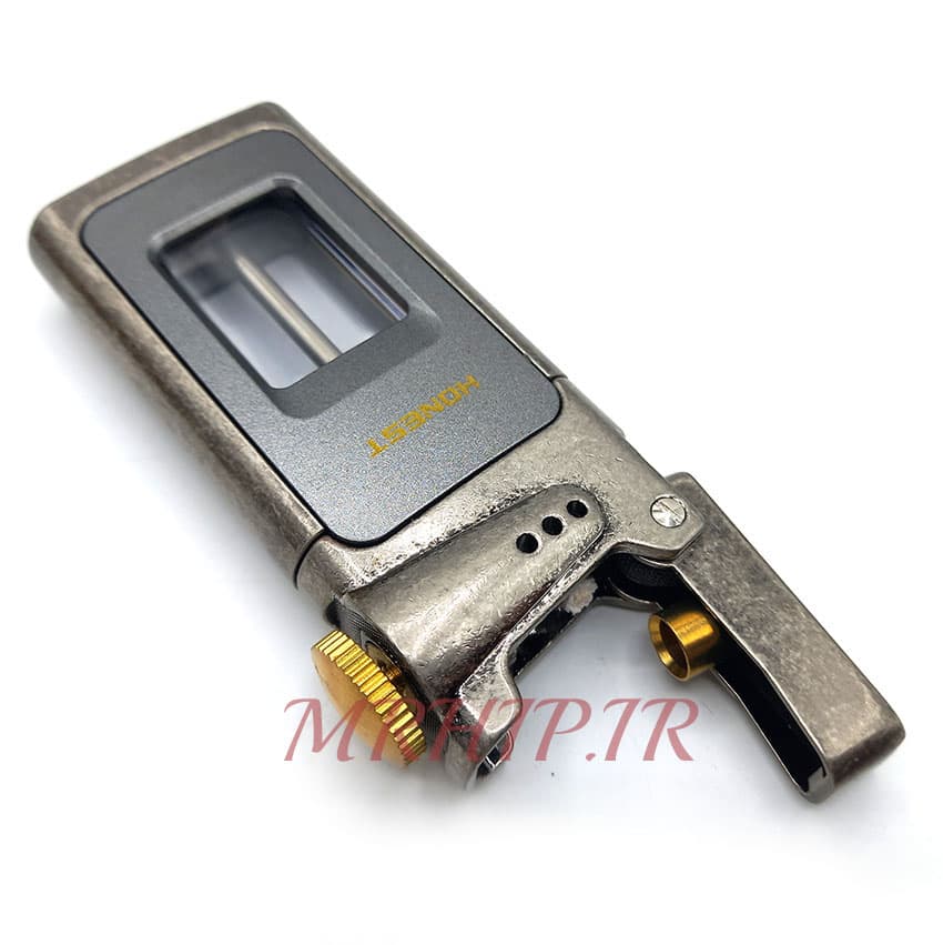 فندک بنزینی هانست نقره ای کد d130030 — تصویر ۷