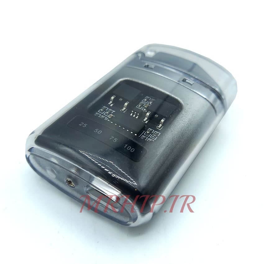 فندک الکتریکی شارژی مدل پلاسما رنگ مشکی نقره ای کد a140021