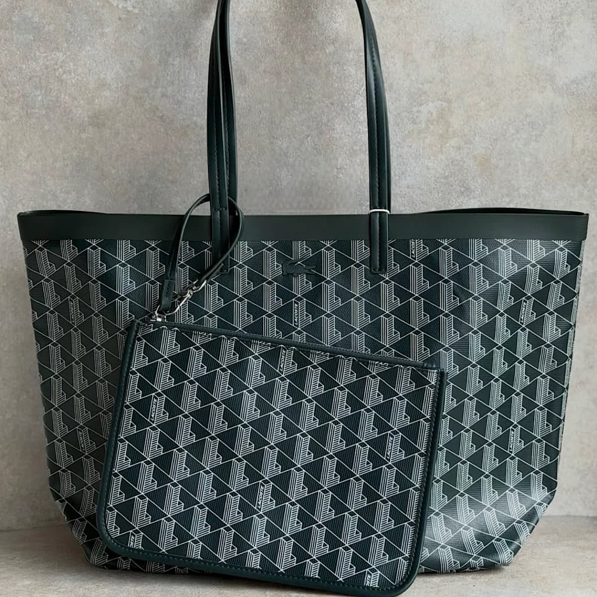 کیف لاگوست توت بگ Lacost Zely Sinople evergreen Tote Bag