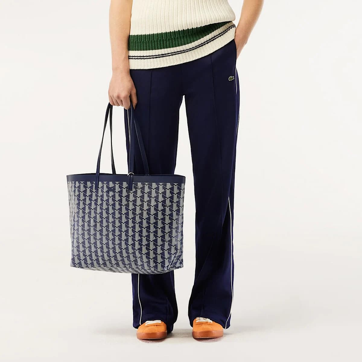 کیف لاگوست توت بگ Lacost Zely Navy Tote Bag — تصویر ۳