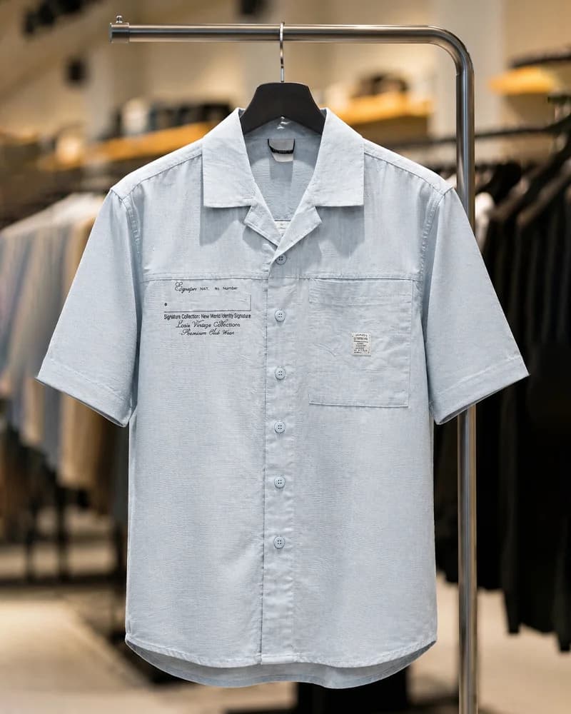 پیراهن 040903 BALENCIAGA آبی روشن