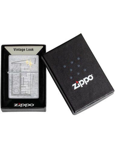 فندک زیپو وینتیج Zippo 49801 (Retro Zippo Design) — تصویر ۲