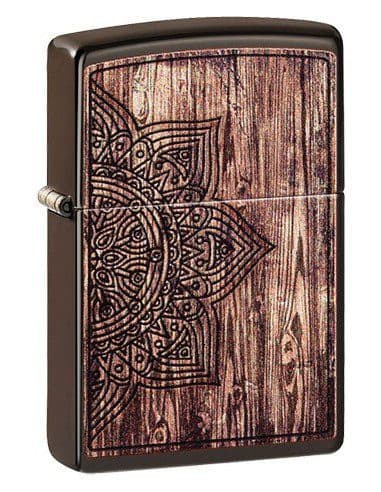 فندک زیپو Zippo 49184 (Wood Mandala Design) — تصویر ۳