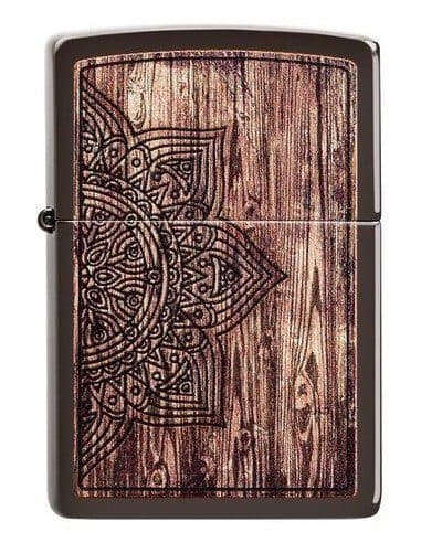 فندک زیپو Zippo 49184 (Wood Mandala Design)