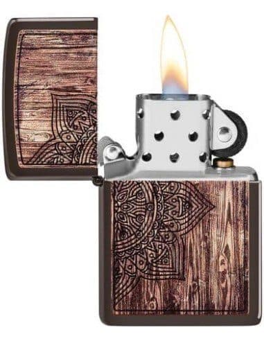 فندک زیپو Zippo 49184 (Wood Mandala Design) — تصویر ۲