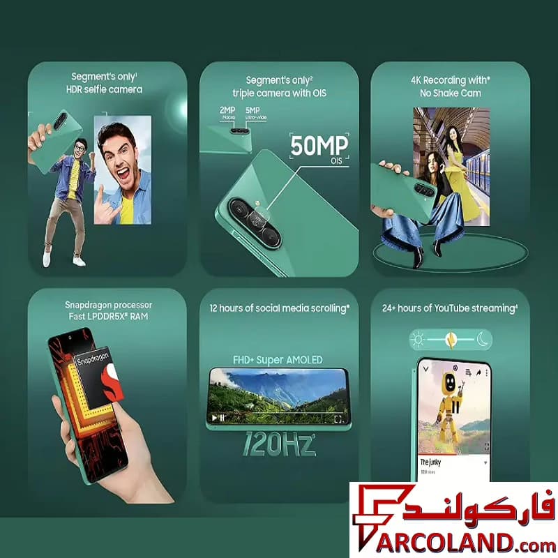 گوشی موبايل سامسونگ مدل Galaxy F70 Pro 5G ظرفیت 256 گیگابایت رم 8 گیگابایت — تصویر ۳