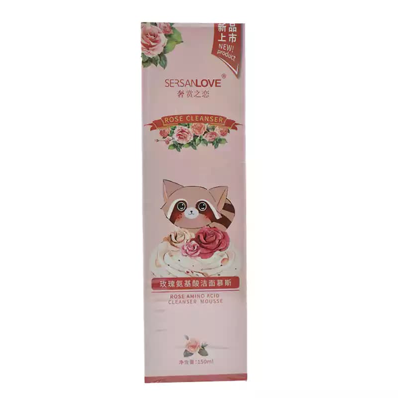 فوم شستشو صورت براش دار سیلیکونی Sersanlove peach cleansing foam حجم ۱۵۰ گرم — تصویر ۶