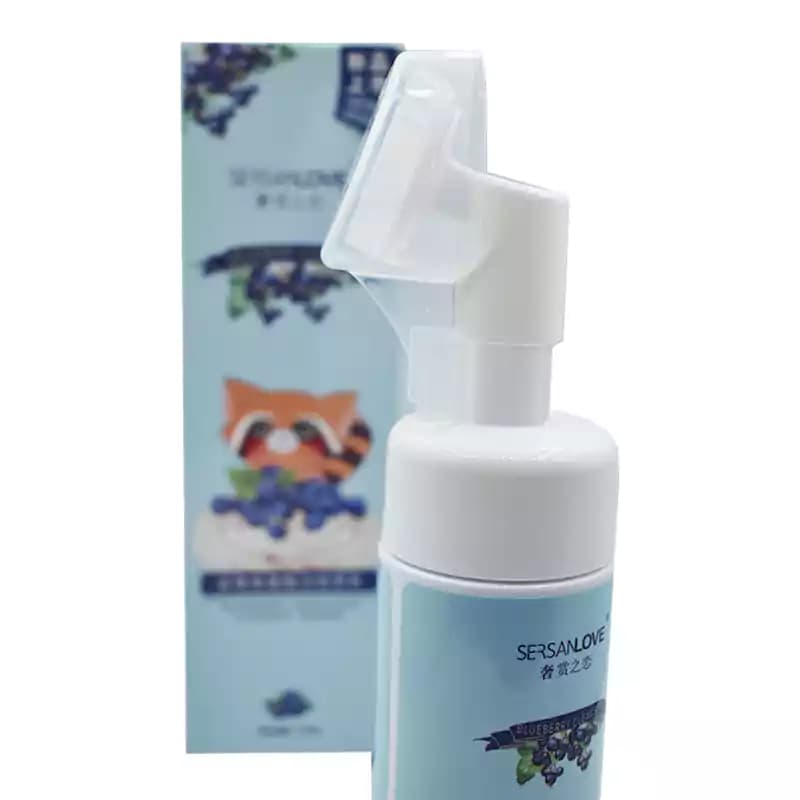 فوم شستشو صورت براش دار سیلیکونی Sersanlove peach cleansing foam حجم ۱۵۰ گرم — تصویر ۲