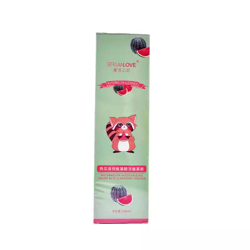 فوم شستشو صورت براش دار سیلیکونی Sersanlove peach cleansing foam حجم ۱۵۰ گرم — تصویر ۴