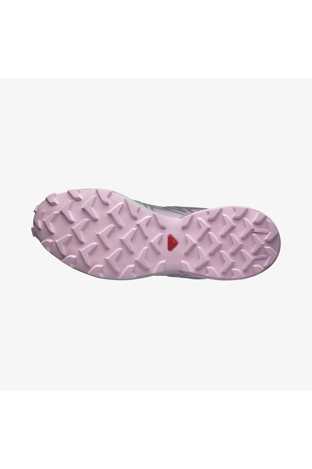 کفش اسنیکر سالومون زنانه منسوجات خاکستری رنگارنگ اسپرت | Salomon L47723200 VN — تصویر ۵