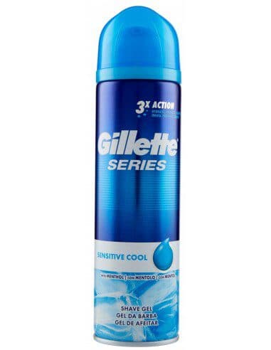 ژل اصلاح صورت ژیلت سنسیتیو کول 200 میل Gillette Series Sensitive Cool Shaving Gel