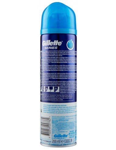 ژل اصلاح صورت ژیلت سنسیتیو کول 200 میل Gillette Series Sensitive Cool Shaving Gel — تصویر ۲
