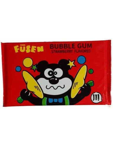 آدامس خرسی بادکنکی با طعم زغال اخته فوزن بزرگ- تکی (بسته 12عددی) Fusen Bubble Gum Blueberry Flavor — تصویر ۳