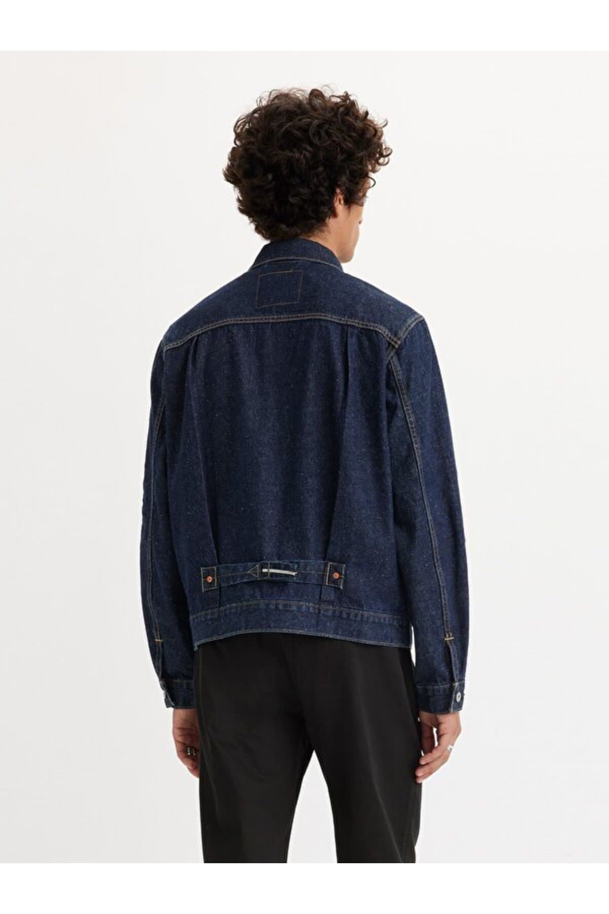 کت لیوایز مردانه جین آبی راسته Regular/رگولار Trucker کژوال/روزمره | Levi’s A317400020 CN — تصویر ۳