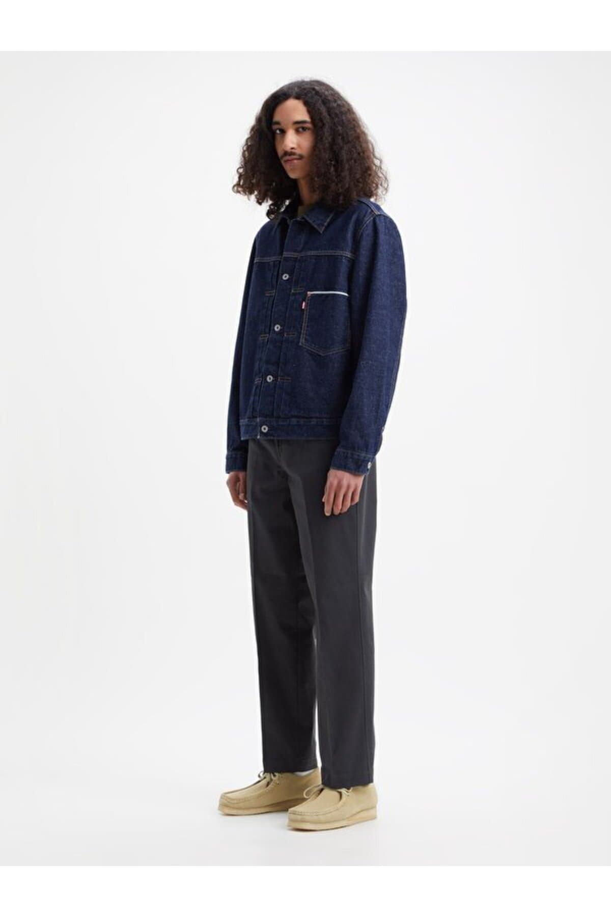 کت لیوایز مردانه جین آبی راسته Regular/رگولار Trucker کژوال/روزمره | Levi’s A317400020 CN — تصویر ۶